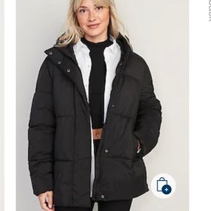 Black puffy coat from old navy